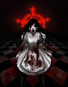 Giselle as Alice Liddell in hysteria